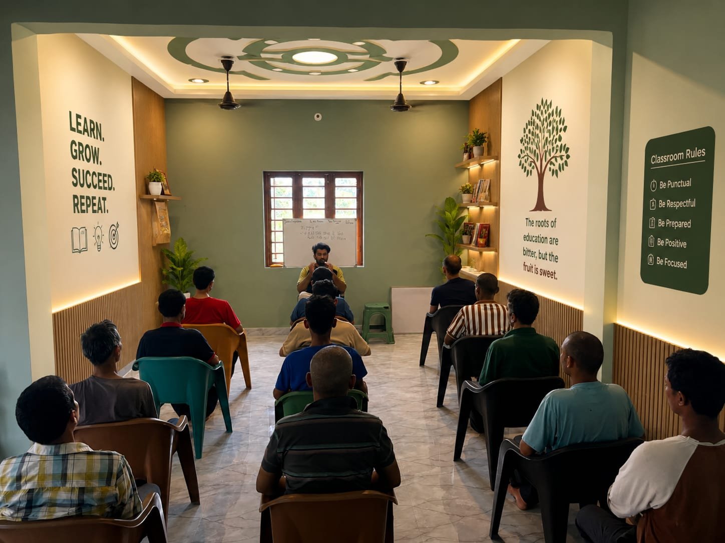 Group discussion room at Unnati Wellness Centre / सामूहिक चर्चा कक्ष
